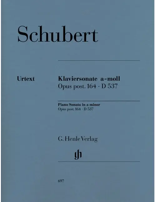 Klaviersonate a-moll op. post. 164 D 537